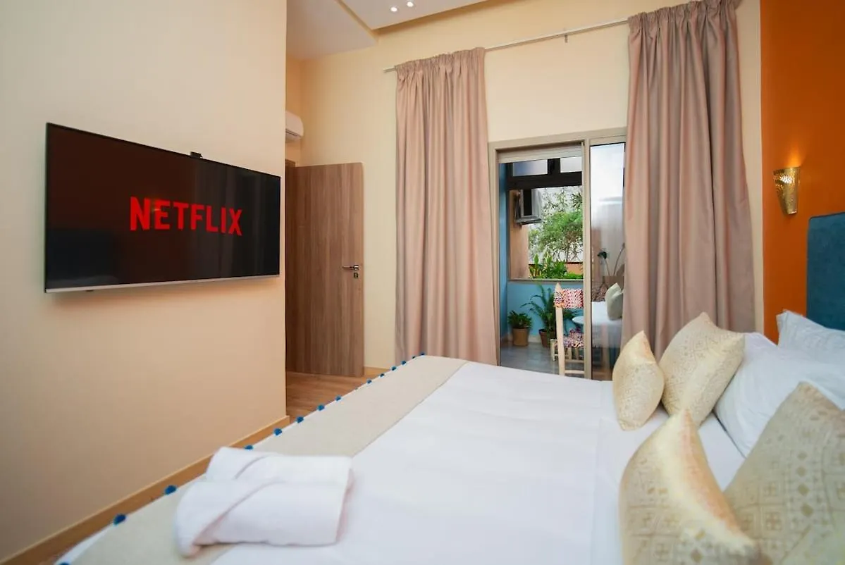 Appartement Elegant 2 Chambres Avec Netflix, Piscine Et Parking Prive Marrakesh Apartamento